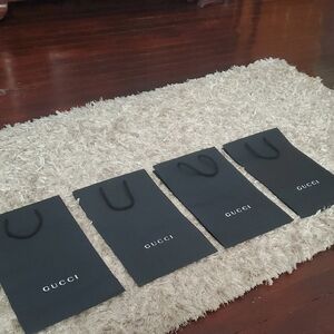 Gucci Classic Black Gift Bags